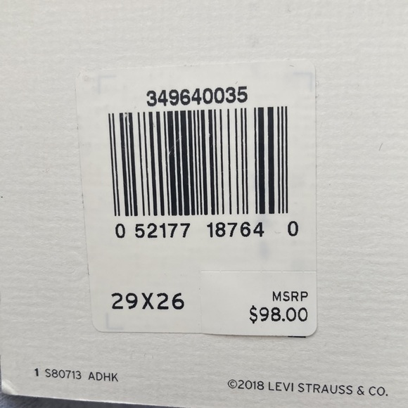 Womens Levi’s premium Wedgie Icon High Rise Fray Hem Straight Leg Ankle Jeans 29 - Picture 5 of 5